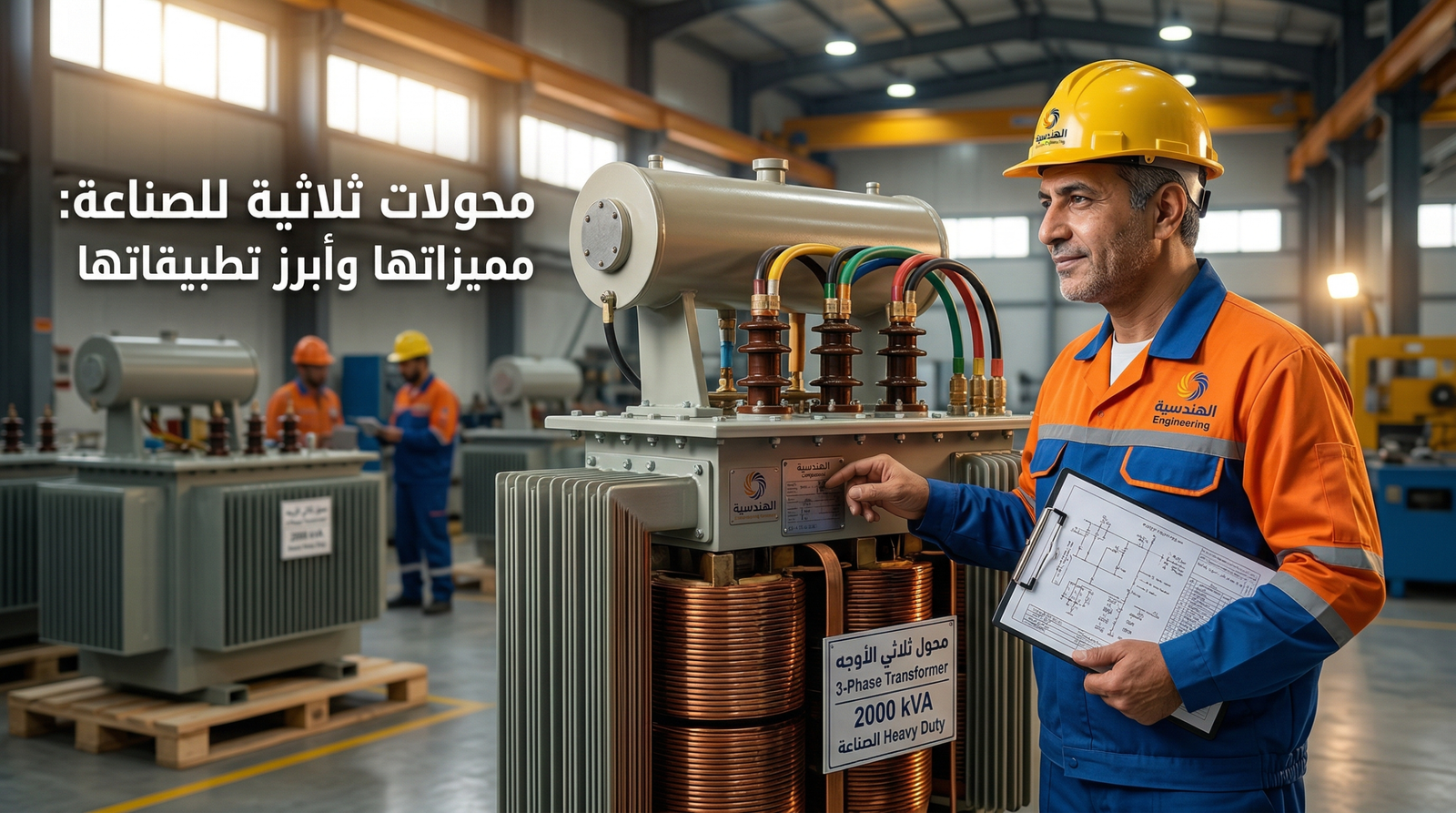 محولات ثلاثية الأوجه للصناعة - دليل اختيار المحولات الصناعية لتشغيل المصانع بكفاءة عالية